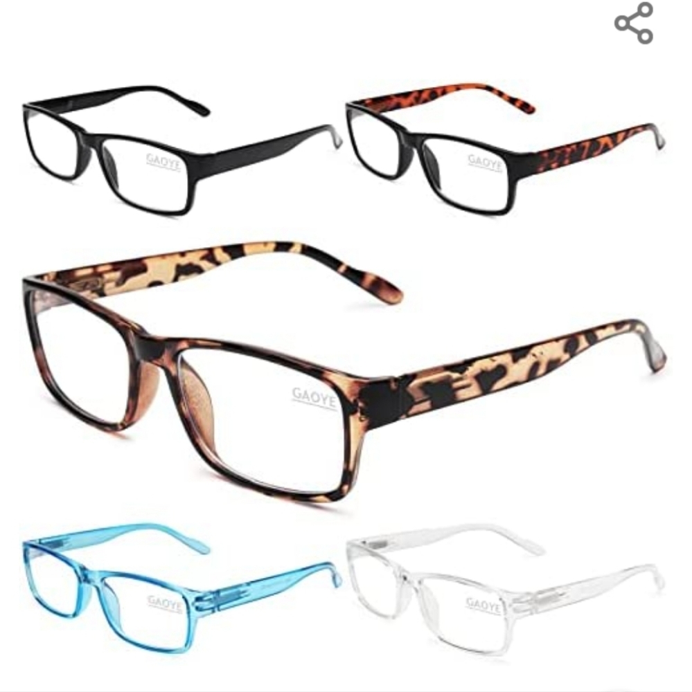 Gaoye 5-Pack Reading Glasses 2.0
